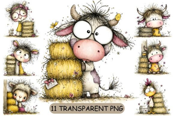 Bringing Storybook Charm to Your Projects with This Farm Animal Collection