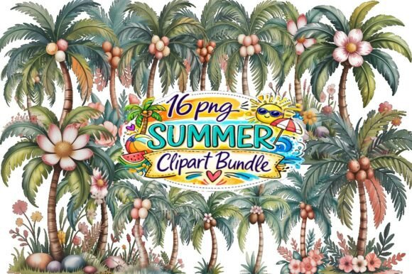 Tropical Palm Tree Clipart Bundle PNG: A Designer's Guide